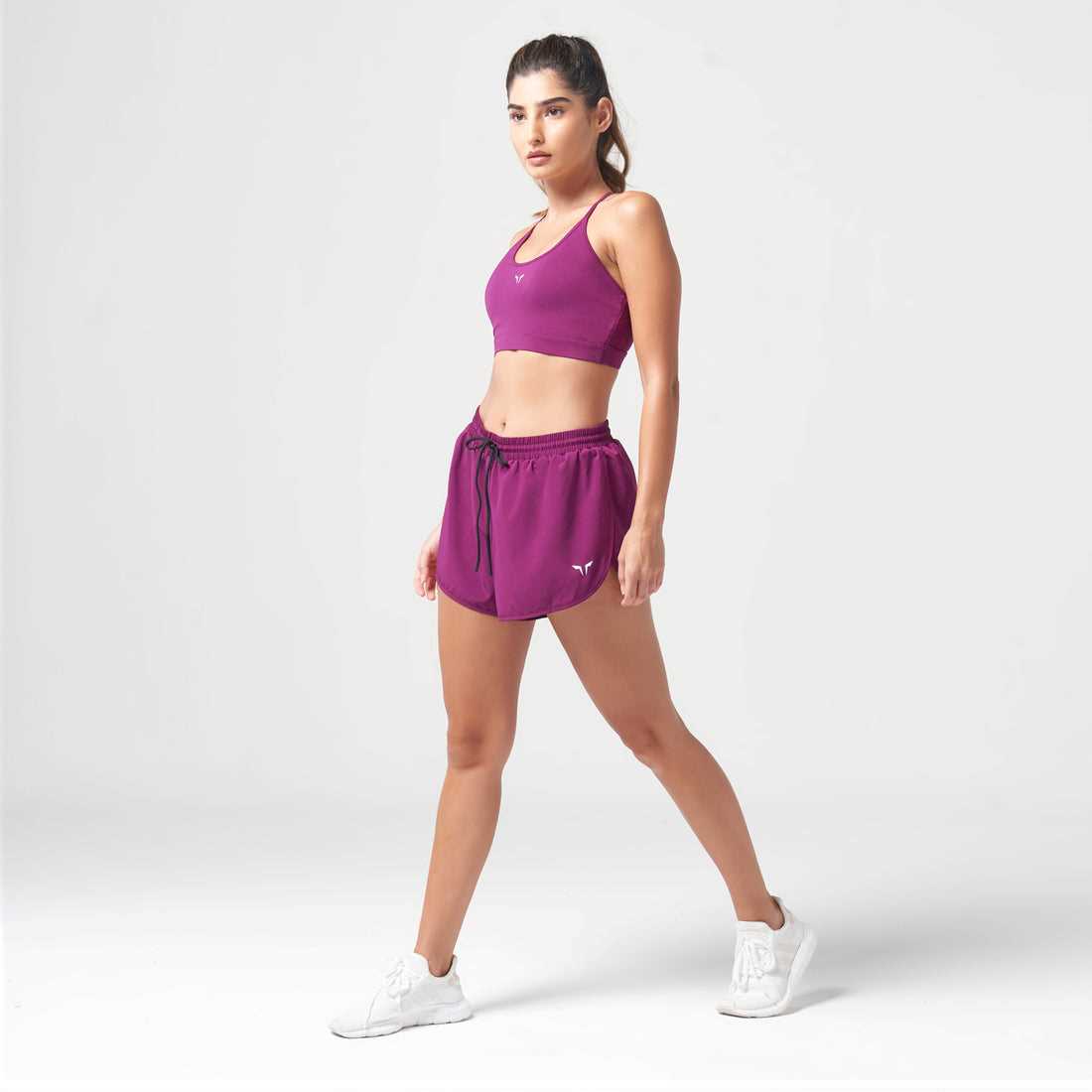 ESSENTIAL LOW IMPACT BRA - DARK PURPLE