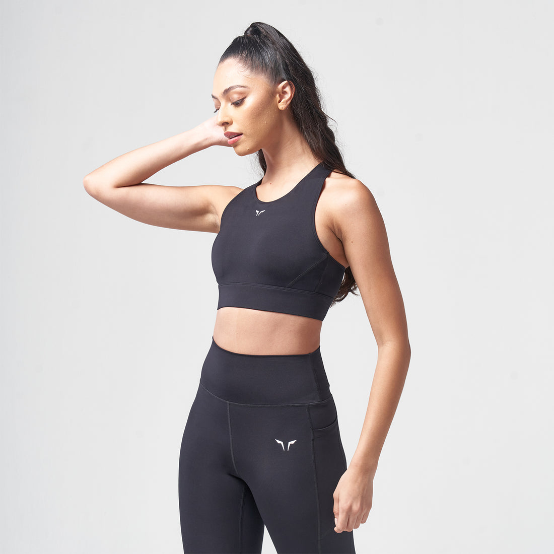 ESSENTIAL HIGH IMPACT BRA - BLACK