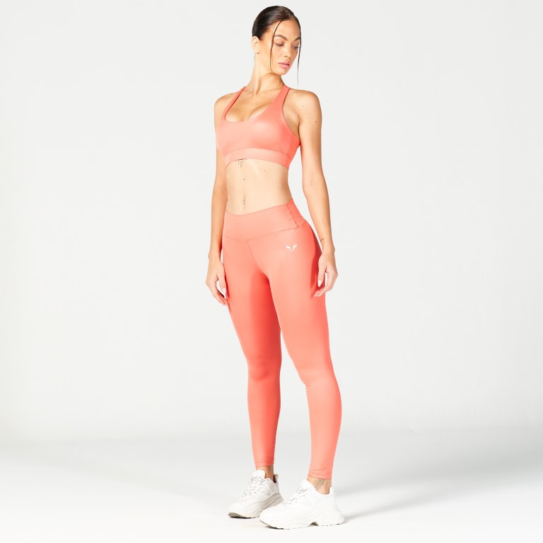 Glaze Leggings - Hot coral