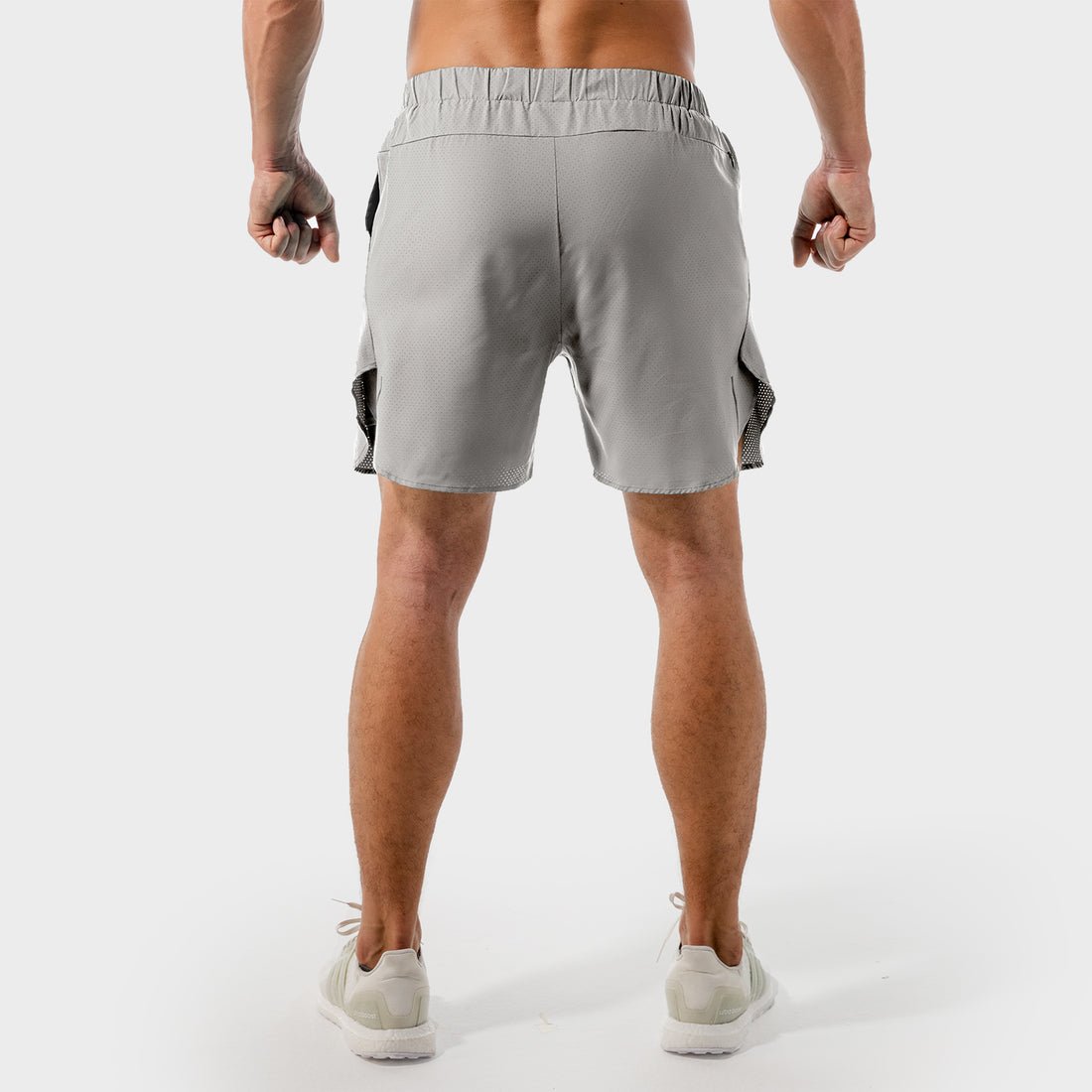 2-IN-1 DRY TECH SHORTS 2.0 - GREY