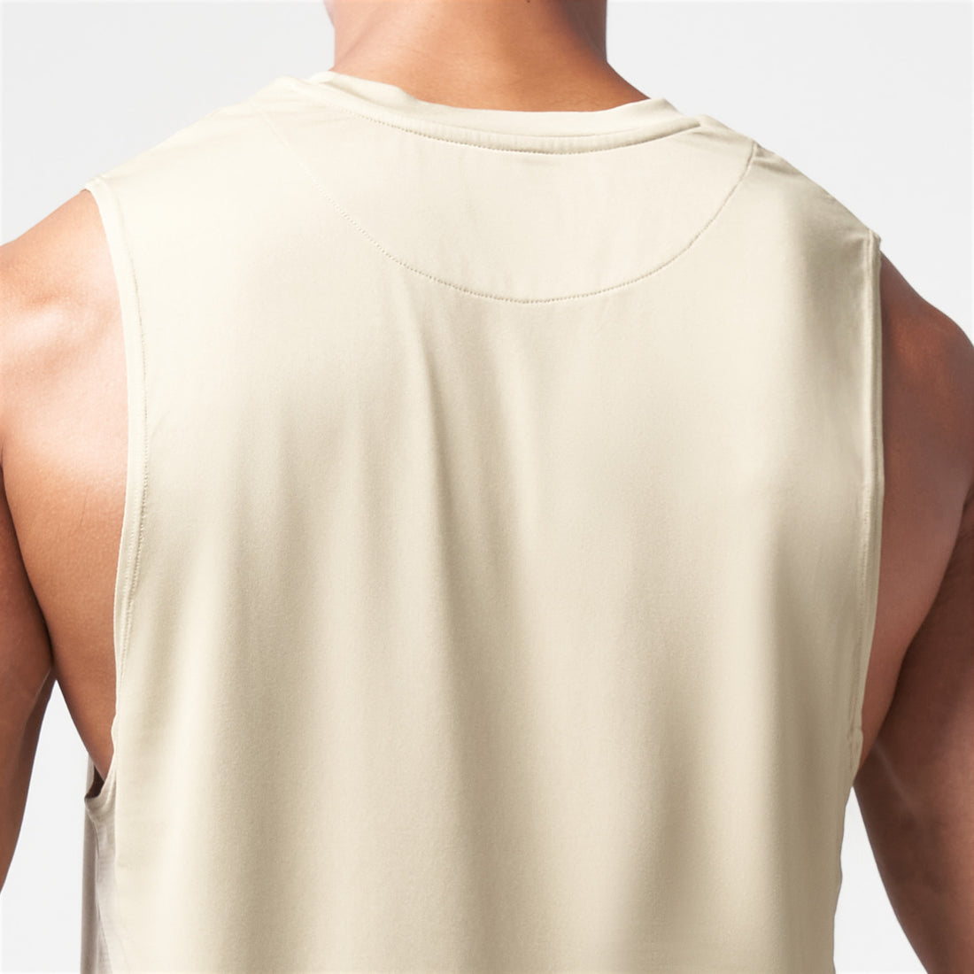 ESSENTIAL GYM TANK- SAND
